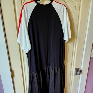 Cynthia Rowley Double striped tee dress